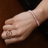 92.50 Rose Gold Belt Bracelet
